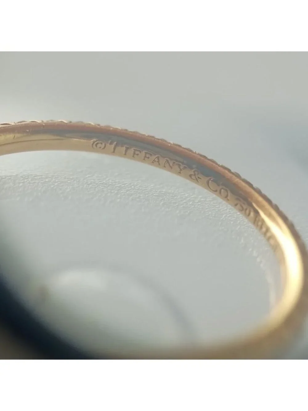 Tiffany & Co Ring Classic Full Eternity YG Diamond